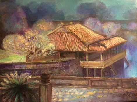 Xung Khiêm Tạ (Nhà Thủy Tạ) Lăng Tự Đức